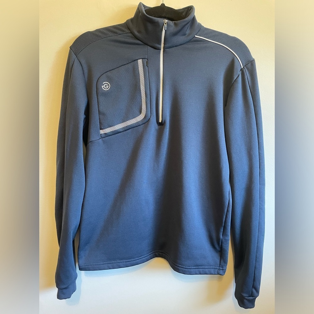 GALVIN GREEN- Dwight Golf Pullover, navy, size small